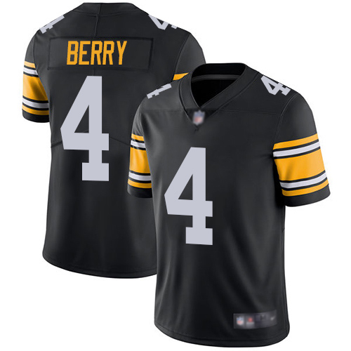 Youth Pittsburgh Steelers Football #4 Limited Black Jordan Berry Alternate Vapor Untouchable Nike NFL Jersey